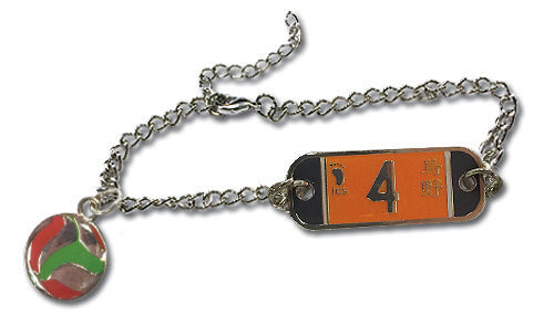 HAIKYU!!- NUMBER 4 TEAM UNIFORM BRACELET