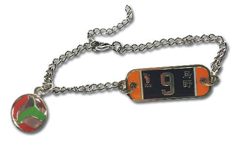 HAIKYU!!- NUMBER 9 TEAM UNIFORM BRACELET