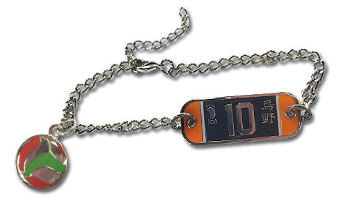 HAIKYU!!- NUMBER 10 TEAM UNIFORM BRACELET