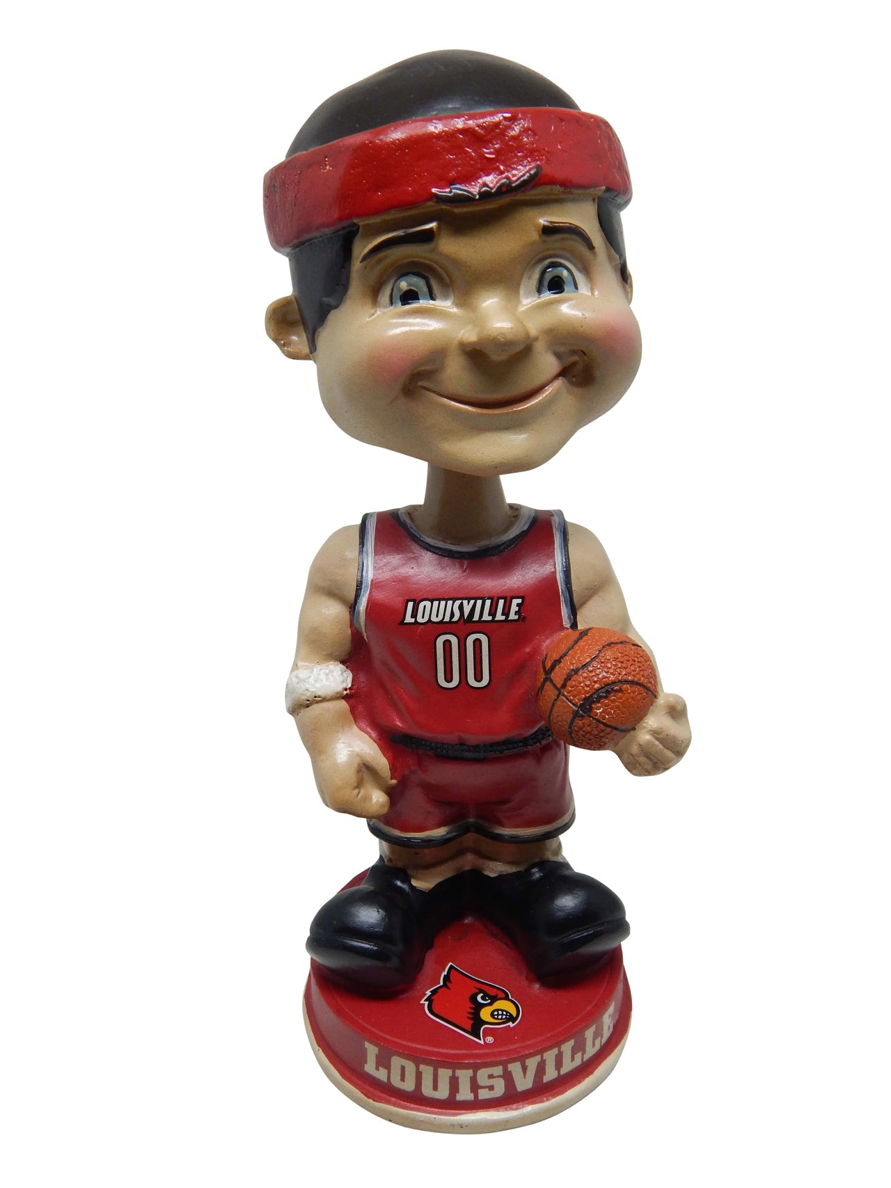 Louisville Cardinals Vintage Classic Basketball Bobblehead NCAA