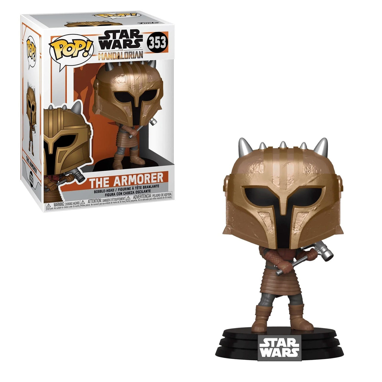 The Armorer POP Star Wars The Mandalorian Bobblehead