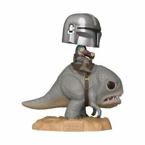 The Mandalorian on Blurrg POP Star Wars The Mandalorian Bobblehead