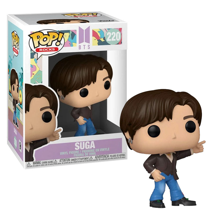 Suga BTS Dynamite Funko Pop Rocks Figure