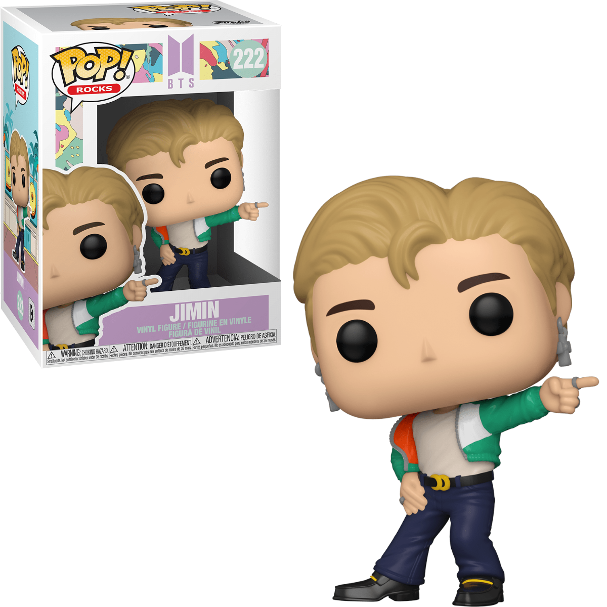 Jimin BTS Dynamite Funko Pop Rocks Bobblehead