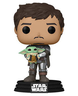 The Mandalorian with The Child Funko POP Star Wars Bobblehead