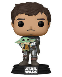 Thumbnail for The Mandalorian with The Child Funko POP Star Wars Bobblehead