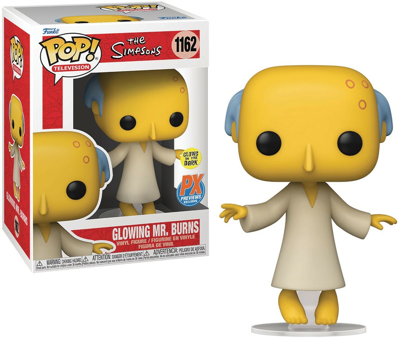 Glowing Mr. Burns Funko Pop! Simpsons Bobblehead