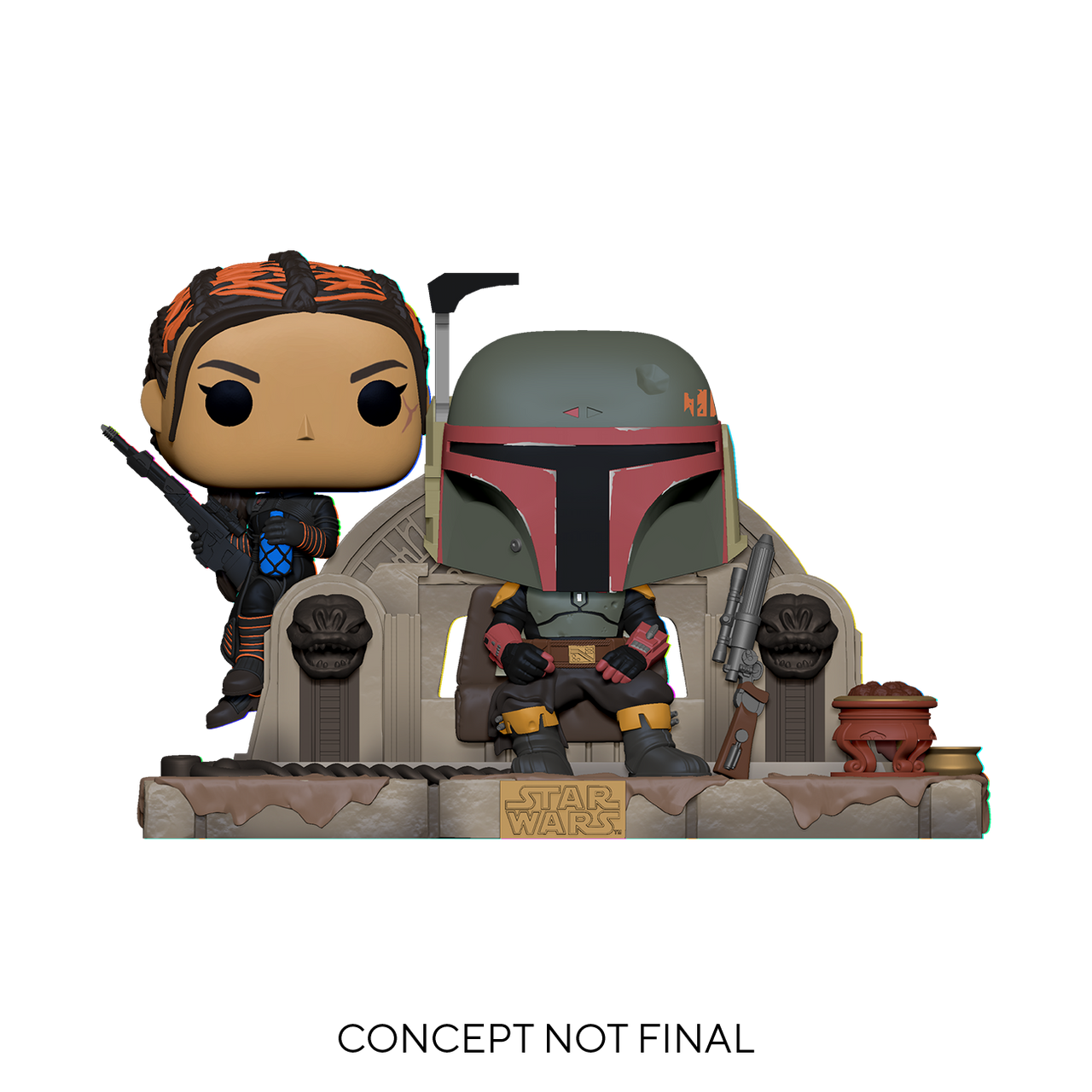 Bobba Fett & Fennec Shand Funko POP! Star Wars: Mandalorian Vinyl Figure