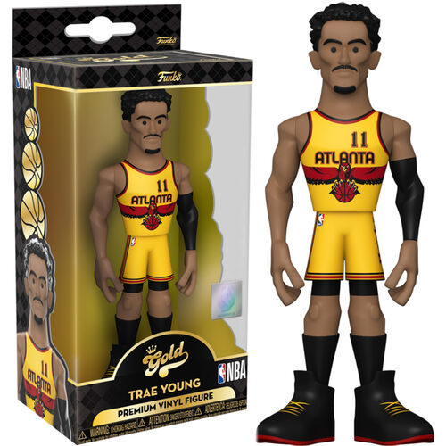 Trae Young Atlanta Hawks Alternate Uniform NBA Basketball Funko Gold