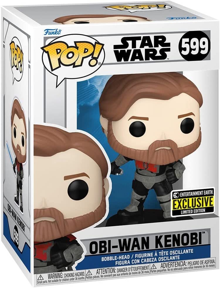 Obi-wan Kenobi Mandalorian Armor Funko POP! Star Wars The Clone Wars Bobblehead