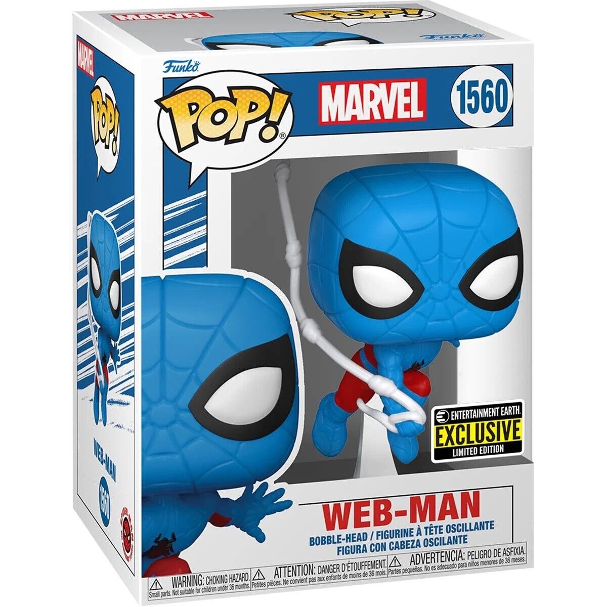 Web-Man Funko POP! Marvel Spider-Man Bobblehead Other