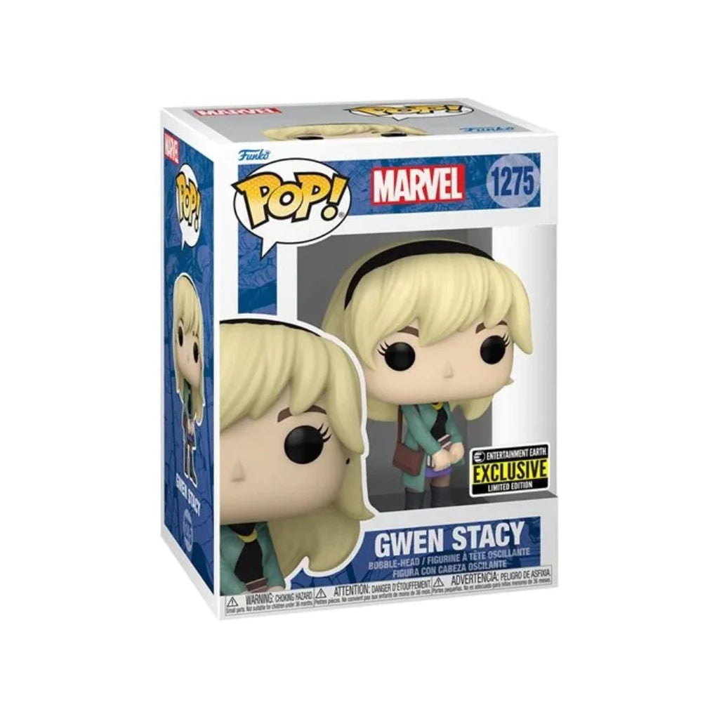 Gwen Stacy Funko POP! Spider-Man Entertainment Earth Exclusive Bobblehead