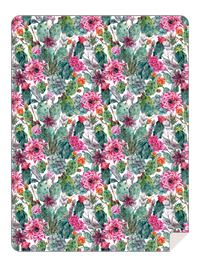 Thumbnail for BRIEF INSANITY's Cactus Floral Throw Blanket