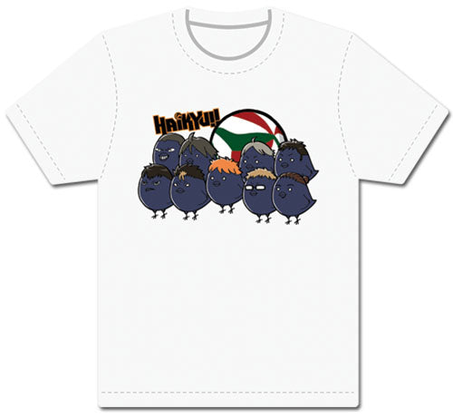 HAIKYU!!- SD GROUP CROWS MENS SCREEN PRINT T-SHIRT
