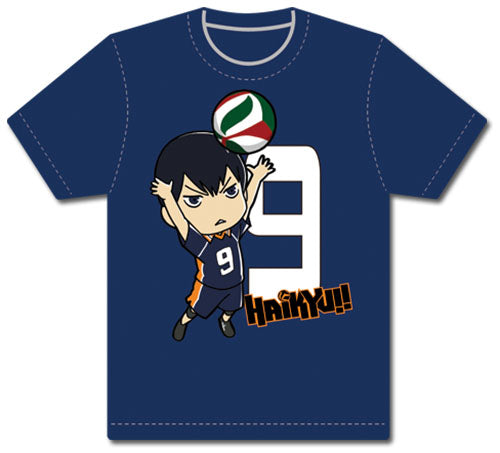 HAIKYU!!- SD TOBIO 9 MENS SCREEN PRINT T-SHIRT