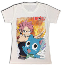 Thumbnail for FAIRY TAIL- NATSU AND HAPPY JRS SUBLIMATION T-SHIRT