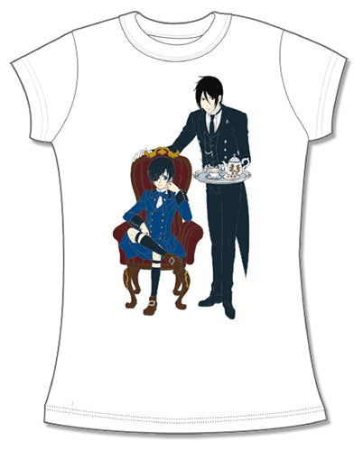 BLACK BUTLER BOOK OF CIRCUS - SEBASTIAN CIEL JRS SCREEN PRINT T-SHIRT