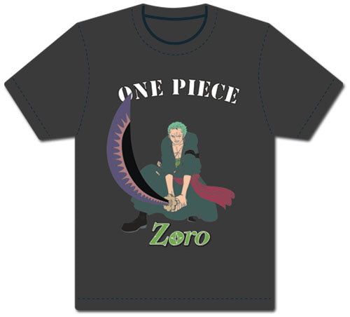 ONE PIECE- ZORO MENS SCREEN PRINT T-SHIRT