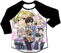 Thumbnail for OURAN HIGH SCHOOL HOST CLUB- KEY GROUP 3/4 SUBLIMATION LONG SLEEVE RAGLAN