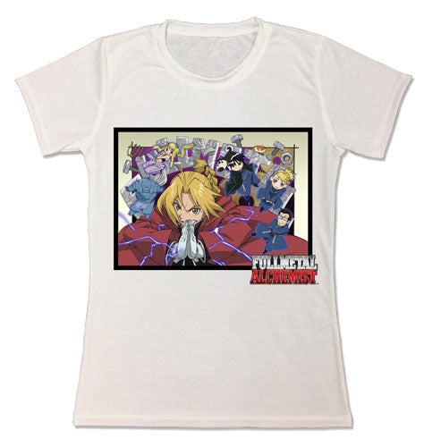 FULLMETAL ALCHEMIST- EDWARD AND MINIS JRS SUBLIMATION T-SHIRT