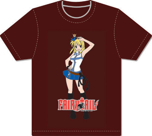 FAIRY TAIL- LUCY MEN SCREEN PRINT T-SHIRT