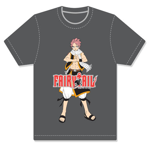 FAIRY TAIL- NATSU MEN SCREEN PRINT T-SHIRT