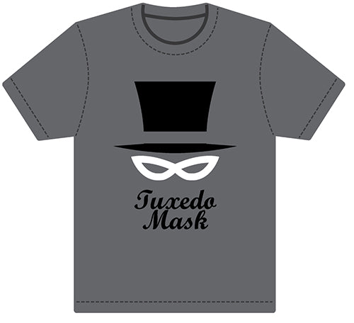 SAILOR MOON R- TUXEDO MASK MEN SCREEN PRINT T-SHIRT