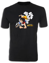 Thumbnail for ONE PIECE- RUNNING LUFFY (COLOR VERSION) MEN SCREEN PRINT T-SHIRT