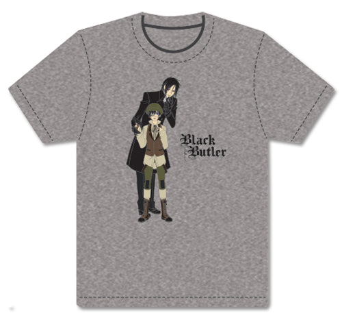 BLACK BUTLER - SEBASTIAN & CIEL DISGUISE MEN SCREEN PRINT T-SHIRT