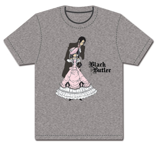 BLACK BUTLER - SEBASTIAN & CIEL DISGUISE 2 MEN SCREEN PRINT T-SHIRT