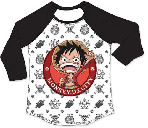 ONE PIECE- SD LUFFY SUBLIMATION 3/4 SLEEVE