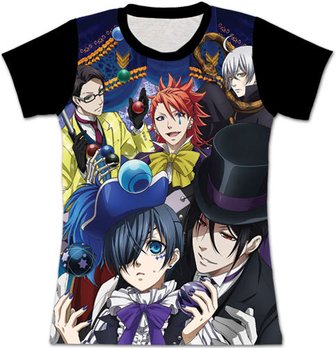 BLACK BUTLER BOOK OF CIRCUS - KEY GROUP JRS SUBLIMATION T-SHIRT