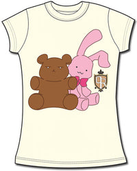 Thumbnail for OURAN HIGH SCHOOL HOST CLUB- BEAR AND BUNNY JR SCREEN PRINT T-SHIRT