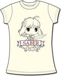 Thumbnail for FATESTAY NIGHT- SD SABER JR SCREEN PRINT T-SHIRT
