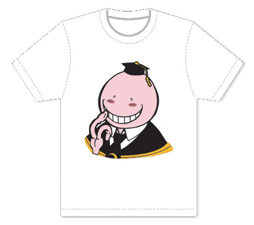 ASSASSINATION CLASSROOM - BLUSHING KORO SENSEI FACE MEN SCREEN PRINT T-SHIRT