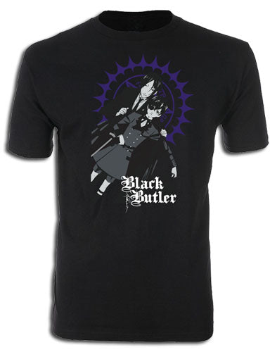 BLACK BUTLER - SEBASTIAN & CIEL MEN SCREEN PRINT T-SHIRT