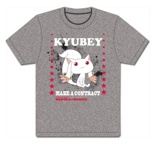 MADOKA MAGICA - KYUBEY MEN SCREEN PRINT T-SHIRT