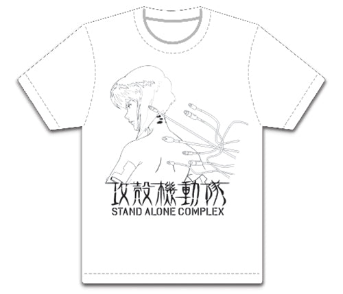 GHOST IN THE SHELL- MOKOTO OUTLINE MEN SCREEN PRINT T-SHIRT