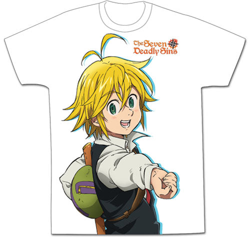 THE SEVEN DEADLY SINS- MELIODAS MENS SUBLIMATION T-SHIRT