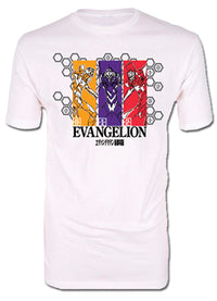 Thumbnail for EVANGELION NEW MOVIE - GROUP MENS SCREEN PRINT T-SHIRT