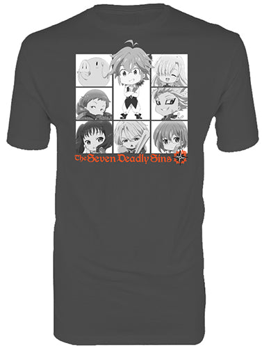 THE SEVEN DEADLY SINS- SD GROUP MENS T-SHIRT