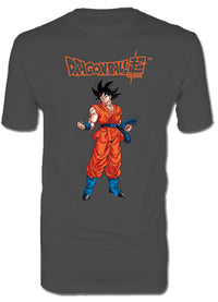 Thumbnail for DRAGON BALL SUPER- GOKU WITH WHIS SIGN MENS SCREEN PRINT T-SHIRT