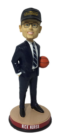 Thumbnail for Nick Nurse Standing Toronto Raptors 2019 Champions Standing Bobblehead NBA