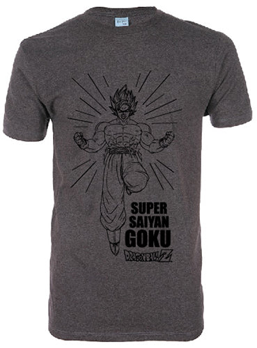 DRAGON BALL Z- DBZ SS GOKU MEN SCREEN PRINT T-SHIRT