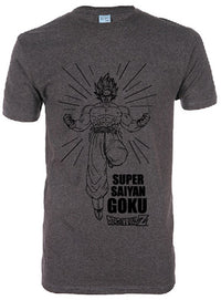 Thumbnail for DRAGON BALL Z- DBZ SS GOKU MEN SCREEN PRINT T-SHIRT
