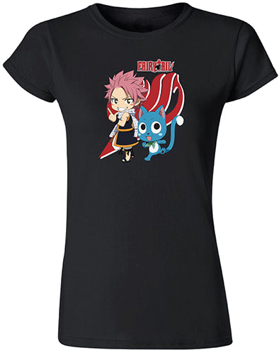 FAIRY TAIL- SD NATSU AND HAPPY JRS T-SHIRT