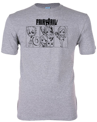 FAIRY TAIL- SD LINE ART GROUP SWIM MENS T-SHIRT