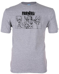 Thumbnail for FAIRY TAIL- SD LINE ART GROUP SWIM MENS T-SHIRT