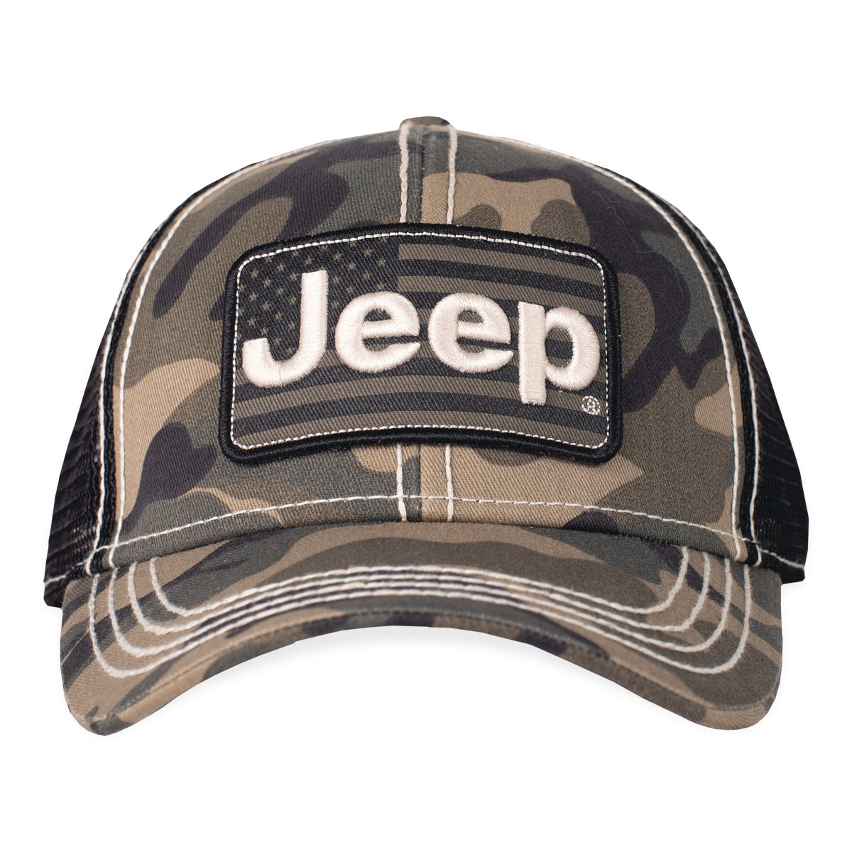 Jeep Camo Flag Hat