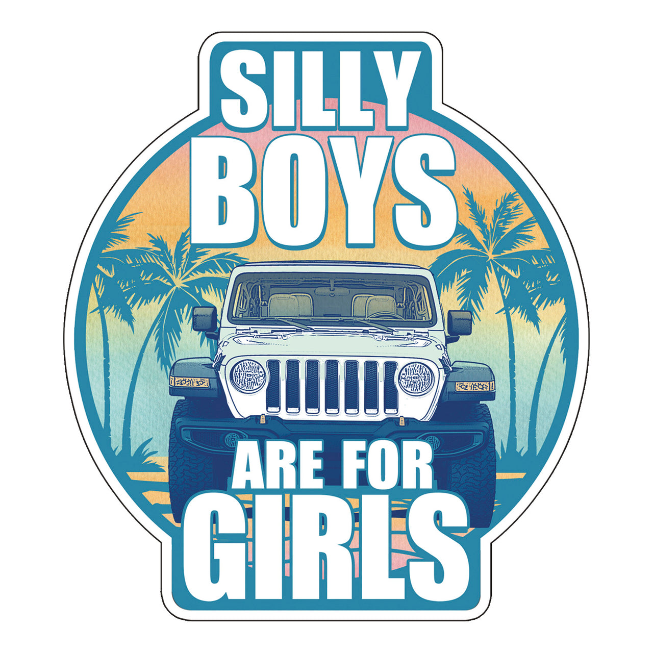 Jeep Silly Boys Sticker- 25 PC PPK - $2.00 each